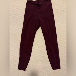 Burgundy Old Navy Elevate Leggings size Medium